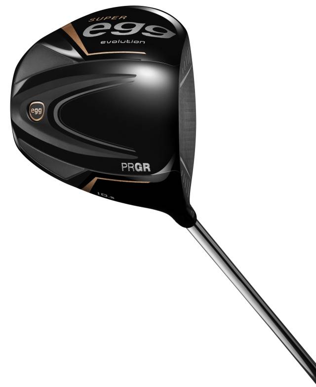 헤드 사이즈가 500cc에 달하는 PRGR 슈퍼 에그 500 드라이버.