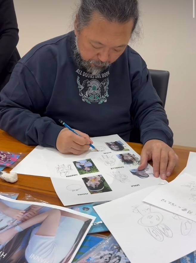 무라카미 다카시(사진=민희진 대표 SNS)