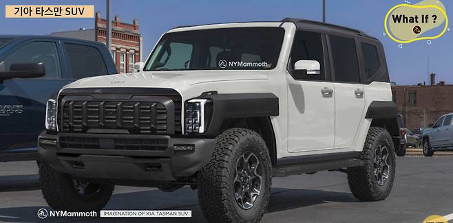 기아 '타스만 SUV' 상상도 (출처 : 뉴욕맘모스)