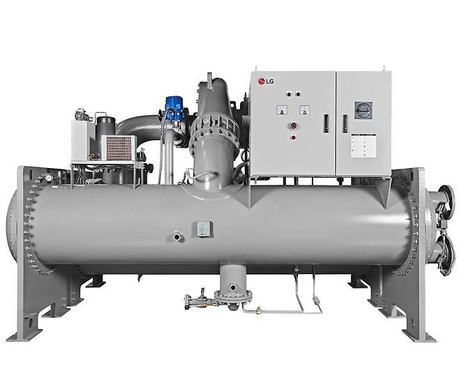 LG전자 초대형 냉방기 '칠러'의 대표 제품인 터보 냉동기. LG전자 제공
