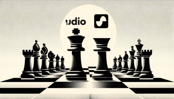 수노와 유디오의 음악 생성형 인공지능(AI) 경쟁. X