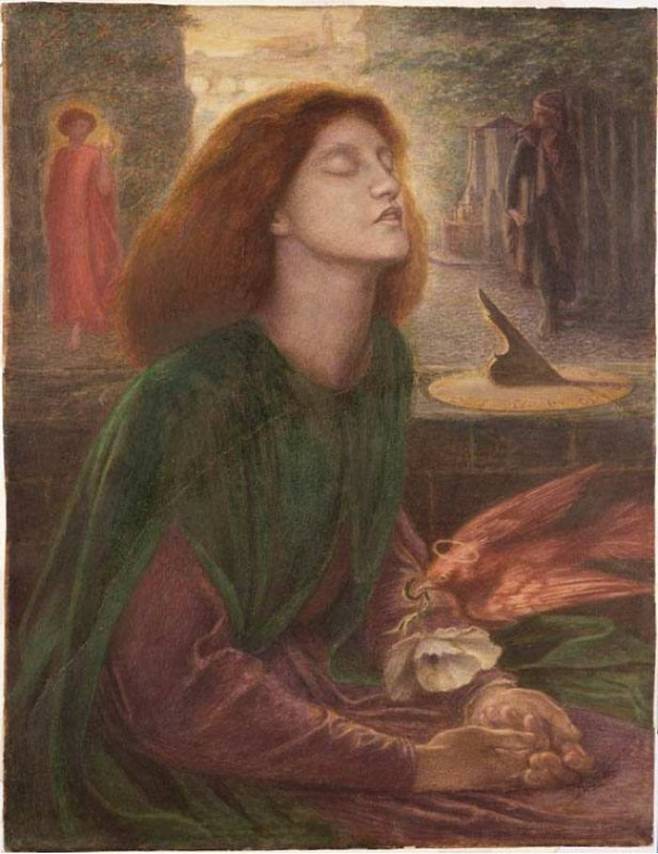 [도판 2] 단테 가브리엘 로세티(Dante Gabriel Rossetti), <축복받은 베아트리체(Beata Beatrix)>, 1864-70, Ⓒ Tate Britain