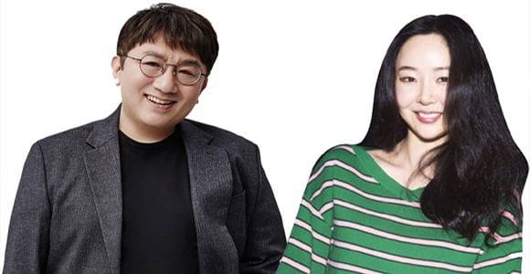 방시혁 하이브 의장과 민희진 어도어 대표