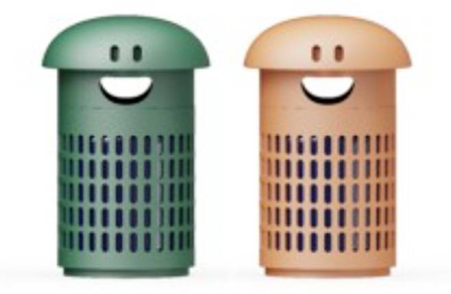 서울형 가로쓰레기통 B타입. 서울시