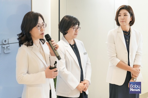 왼쪽부터 김진영, 송인옥, 구화선 공동 대표원장. ⓒ베스트오브미여성의원