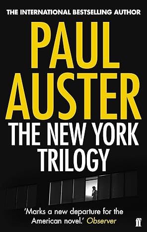 폴 오스터를 미국 뉴욕 브루클린을 대표하는 작가로 만든 1987년 작품인 '뉴욕 3부작' 원서 표지. /FABER ET FABER