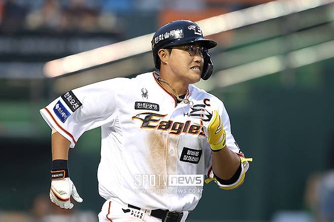 ▲ 시즌 초반 저조한 타율로 기대에 못 미치는 공격 생산력을 보여주고 있는 채은성 ⓒ곽혜미 기자