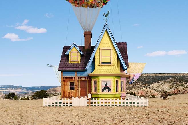 에어비앤비가 실제로 제작한 애니메이션 '업' 속의 집 [로스앤젤레스=연합뉴스. 에어비앤비(Airbnb) 제공. 재판매 및 DB 금지]