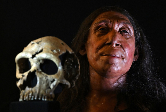 7만5000년 전 살았던 것으로 추정되는 고대 인류 네안데르탈인 여성의 얼굴이 한 연구를 통해 공개됐다. 〈사진=AFP/연합뉴스〉