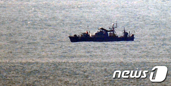 북한 선박. ⓒ News1 민경석 기자