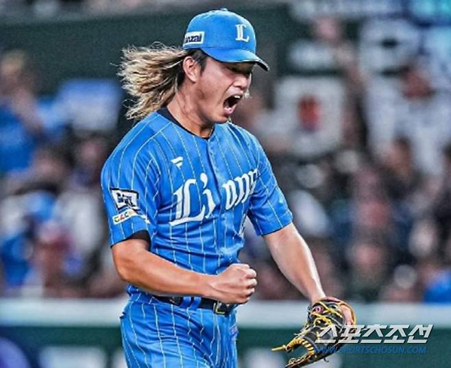 지난 4월 27일 소프트뱅크전에서 7이닝 1실점 호투를 하고도 승리를 놓친 이마이. 이 경기에서 세이부는 연장 10회말 끝내기 안타를 내주고 1대2로 패했다. 사진캡처=세이부 라이온즈 SNS