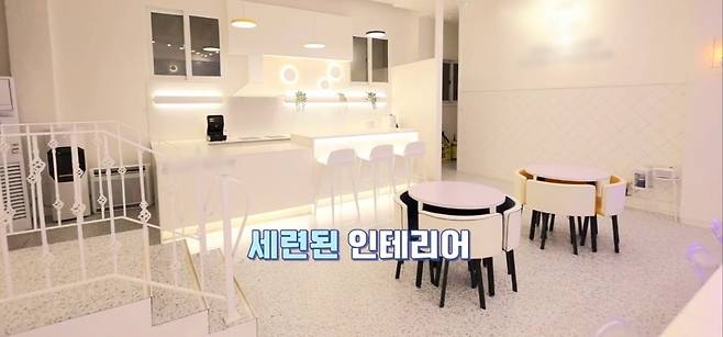 박성민 씨가 운영중인 매물의 내부 공용 공간 모습. 유튜브 화면 캡처