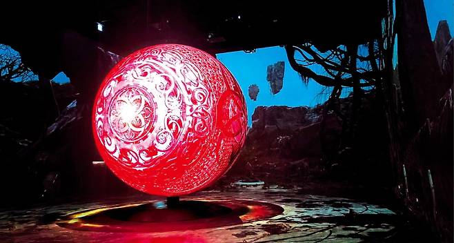 르 스페이스의 포털 1 전시관 ‘미지의 외계 행성’.