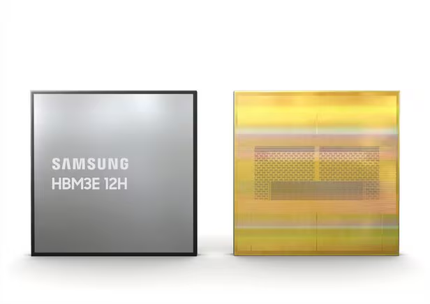 삼성의 5세대 12단 HBM. 사진=삼성전자