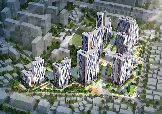 자양7구역 재건축 조감도 [사진출처=자양7구역 조합]