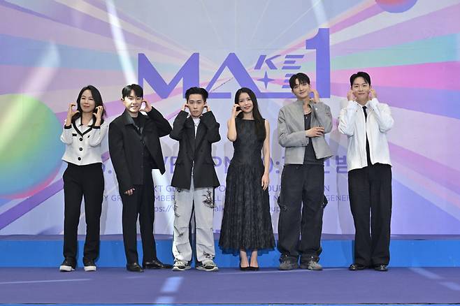 KBS2 ‘메이크메이트원(MAKE MATE 1, 이하 MA1)’ 코치진 김성은, 임한별, 인규, 솔라, 바타, 한해. 사진 | KBS