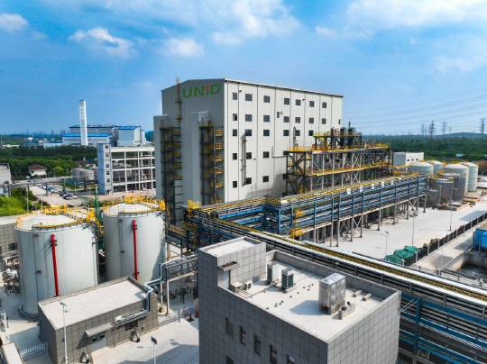 유니드의 CPs 공장 전경. 유니드 제공.