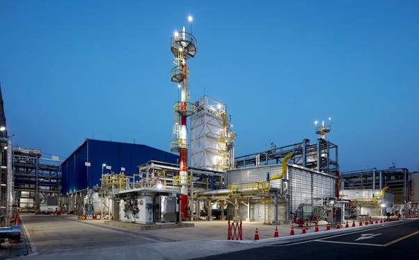 SK E&S가 인천 서구 원창동에 준공한 세계 최대 규모의 액화수소 플랜트 공장 전경. SK E&S 제공