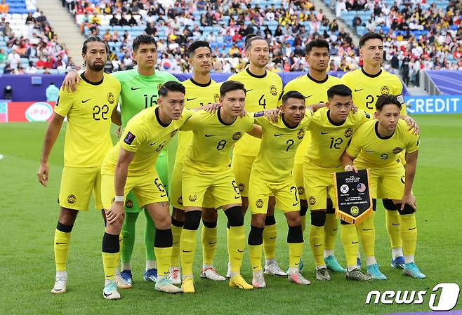 말레이시아 축구대표팀. 2024.1.25/뉴스1 ⓒ News1 김성진 기자