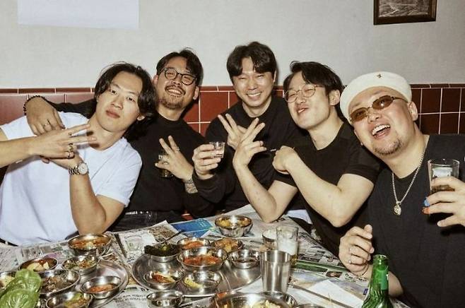왼쪽부터 최재우, 윤준우, 김용민 등 기사식당 운영자들 [사진출처=Kisa 인스타]