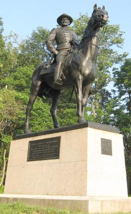 미국 남북전쟁의 활약상보다 아이러니한 죽음으로 더 기억되는, 게티즈버그의 존 세지윅 장군 동상. civilwarintheeast.com