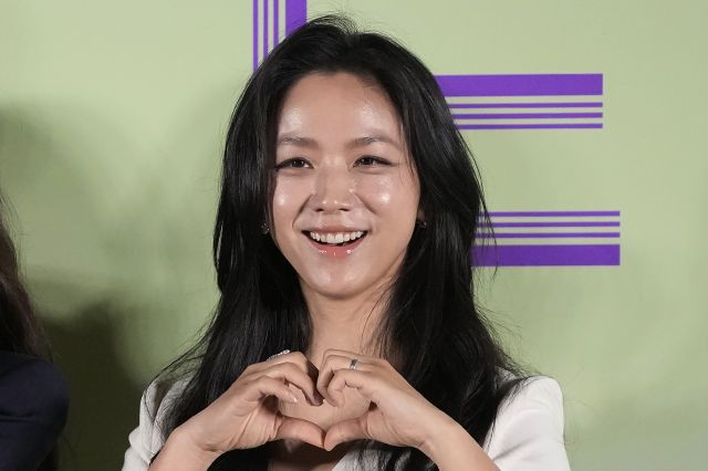 9일 오전 서울 CGV 용산아이파크몰에서 열린 영화 '원더랜드'제작보고회에서 배우 탕웨이가 포즈를 취하고 있다. AP뉴시스