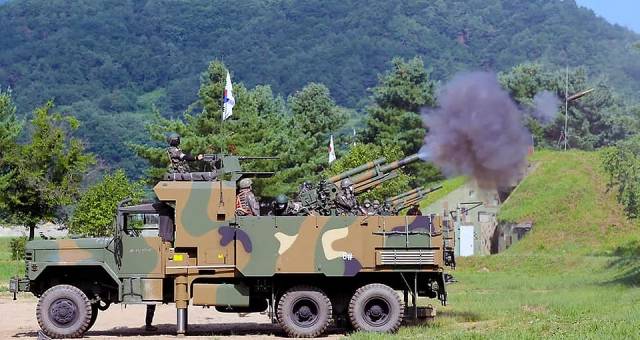 ‘K105A1’ 105㎜ 자주곡사포. 사진 제공=육군