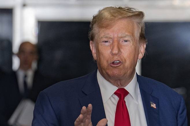 도널드 트럼프 전 미국 대통령. 2024.05.10. AP 뉴시스