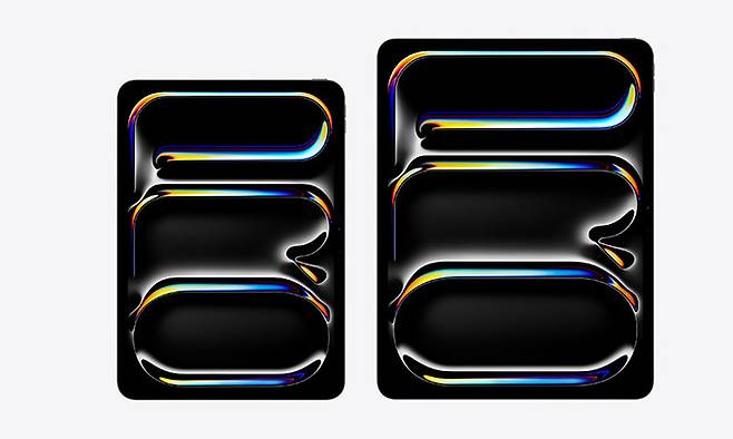 애플이 7일(현지시간) 공개한 아이패드 프로 11인치, 13인치 모델.&nbsp;애플코리아 제공