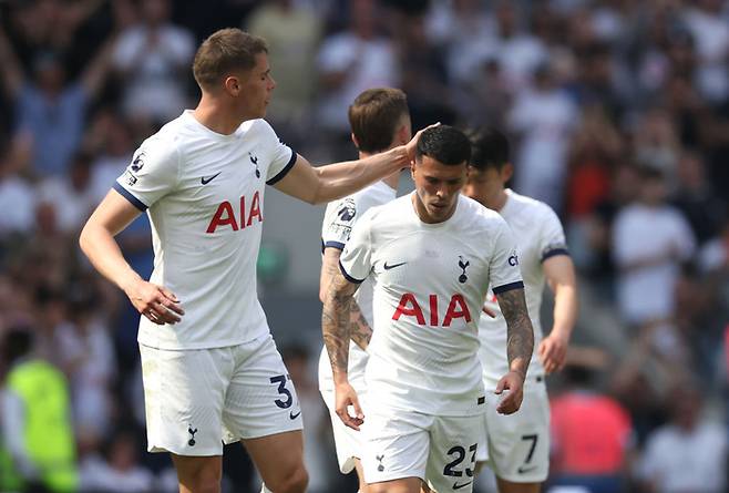 전반 32분 페드로 포로가 동점골을 터트렸다. Getty Images