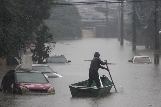 브라질 홍수, 이재민 34만명