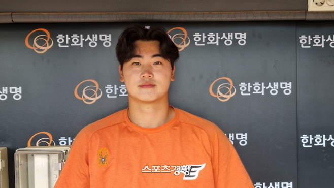 지난 11일 대전 한화생명이글스파크에서 만난 김규연. 대전|배재흥 기자
