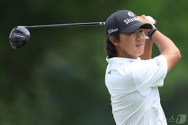 PGA 챔피언십에서 생애 첫 메이저대회를 경험할 김성현(26·신한금융그룹). ⓒ AFP=뉴스1