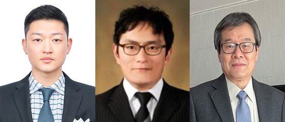 (왼쪽부터) 한국재료연구원 김재호 박사, 송명관 박사, 창원대학교 안철진 교수