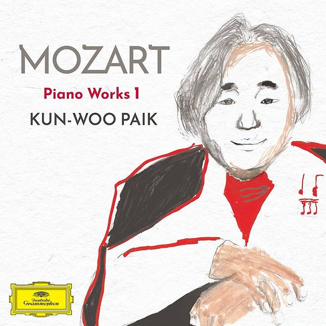 The cover of "Mozart Piano Works 1" by Paik Kun-woo (Universal Music)