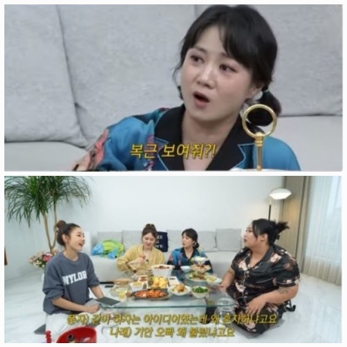 박나래와 한혜진이 예상치 못한 결투를 선언했다는 소식이 화제를 모으고 있다. 사진=한혜진 유튜브 캡처