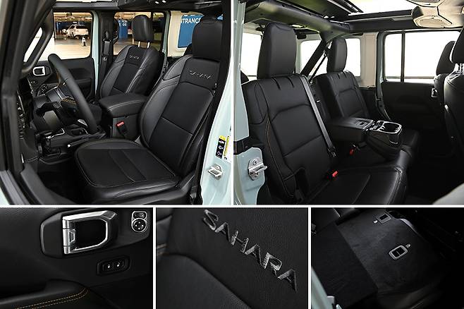 지프 랭글러 사하라 파워탑. 김학수 기자