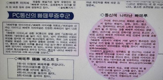 1996년 8월23일자 조선일보 15면 기사 재촬영 [네이버 뉴스라이브러리 캡처]