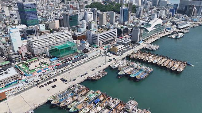 자갈치시장 일대