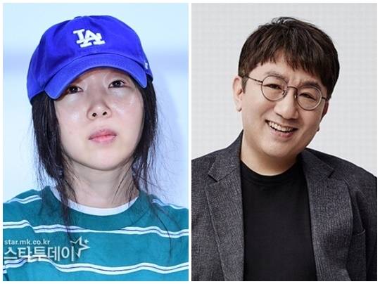 민희진 어도어 대표, 하이브 방시혁 의장. 사진l스타투데이DB, 빅히트뮤직