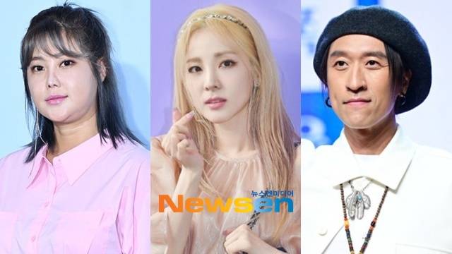 왼쪽부터 솔비, 산다라박, 빽가 / 뉴스엔 DB