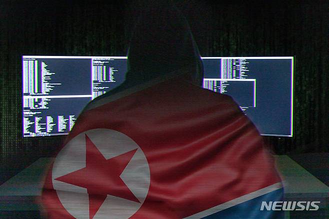 [서울=뉴시스] 북한 해킹 관련 뉴시스 제작 이미지. 2024. 05. 17.