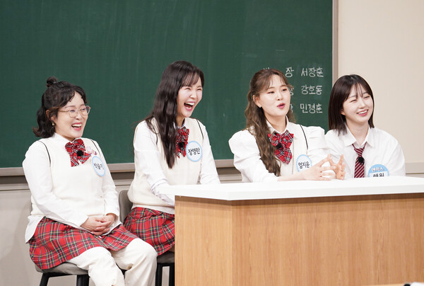 ▲ 18일 방송되는 '아는 형님'에 출연하는 박슬기 장영란 엄지윤 해원(왼쪽부터). 제공|JTBC