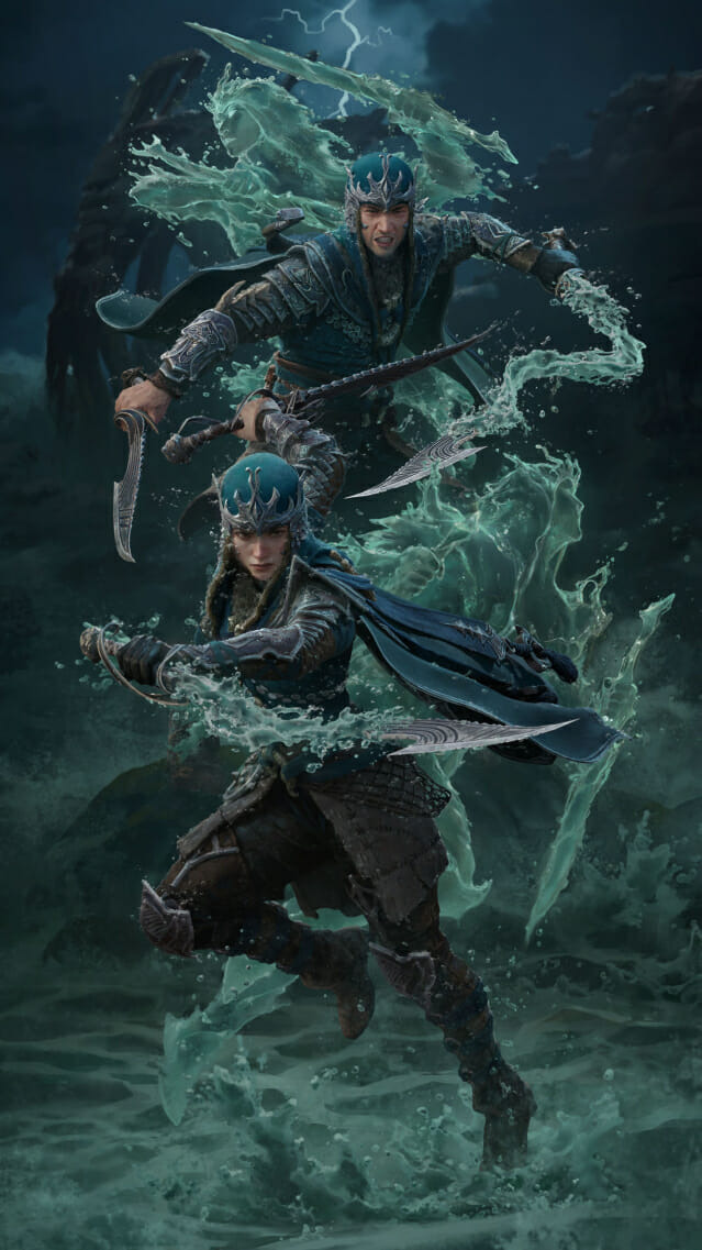 디아블로 이모탈에 추가될 예정인 신규 직업 격풍사(Tempest).