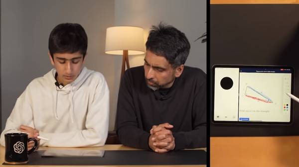 ▲ 수학문제 풀이는 도와주는GPT4o 시연영상 갈무리