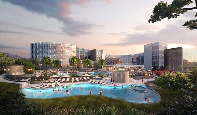 신라스테이 플러스 이호테우 조감도. /신라스테이 제공