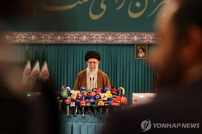 이란 최고지도자 아야톨라 알리 하메네이 [AFP 연합뉴스 자료사진 재판매 및 DB 금지]