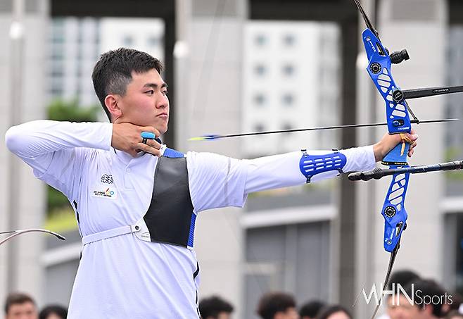 한국 양궁 대표팀 김제덕ⓒMHN스포츠 이현지 기자