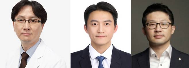 왼쪽부터 이승순 교수, 김봉수 교수, 이임창 박사