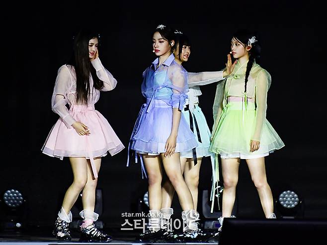 그룹 뉴진스. <강영국 기자>